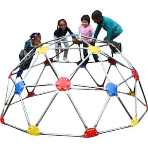 UPlay Today Commercial Geo Dome Climber with Multi Color Powder Coated Connectors