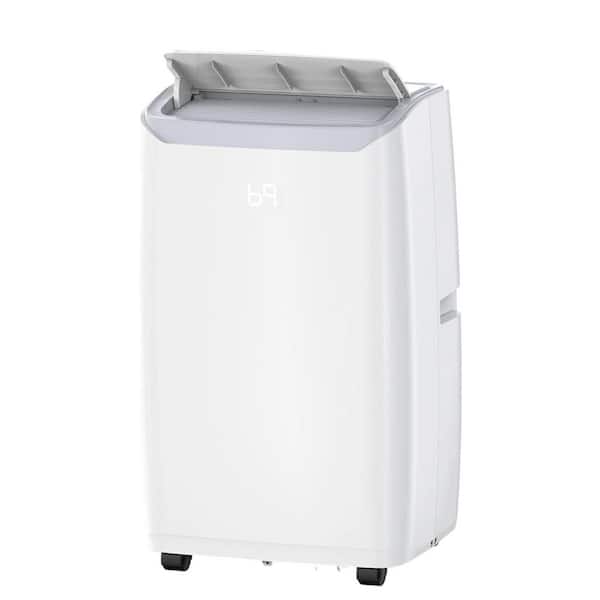 14000 BTU Portable Air Conditioner Cools 700 Sq. Ft with Dehumidifier and Remote Control in White for Bedroom, Office