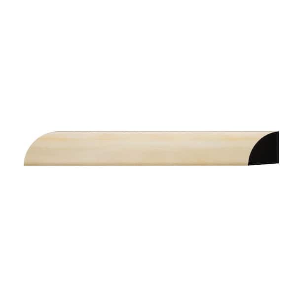 WM103 1.06 in. D x 1.06 in. W x 6 in. L Wood (Pine) Quarter Round Sample