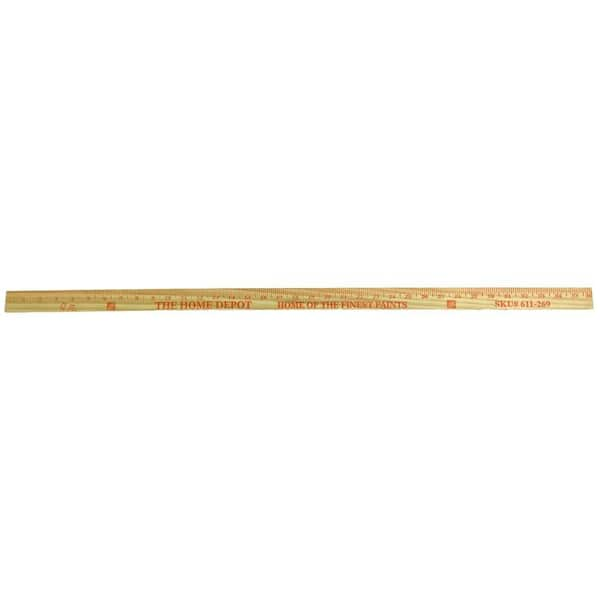 Wood Yard Stick HDYS-3 - The Home Depot