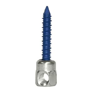 5/16 in. x 1-3/4 in. Horizontal Rod Anchor Super Screw with 3/8 in. Threaded Rod Fitting for Concrete (25-Pack)