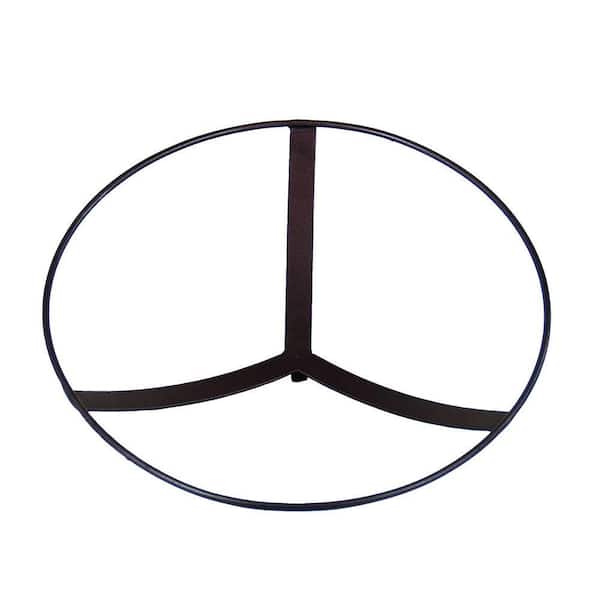 ACHLA DESIGNS Glass Birdbath Cradle for 14 in. Bowl, 13.25 in. Dia, Roman Bronze Powder Coat