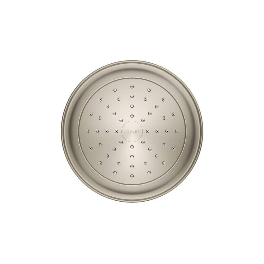 Artifacts Elegance Wall-Mounted Shower Head in Vibrant Brushed Nickel
