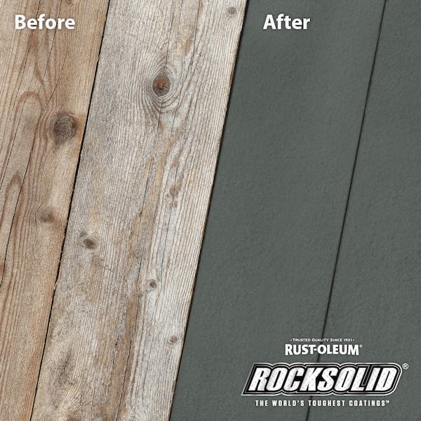 4 gal. Pewter Exterior 20X Deck Resurfacer