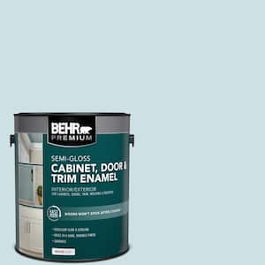 1 gal. #S450-1 Beach Foam Semi-Gloss Enamel Interior/Exterior Cabinet, Door & Trim Paint