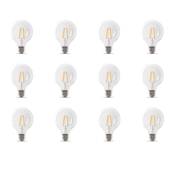 Feit Electric 25-Watt Equivalent A15 Dimmable CEC 90+ CRI White Glass LED Refrigerator Appliances Light Bulb, Daylight 5000K (6-pack)