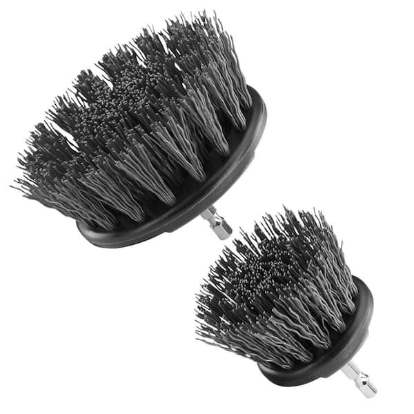 RYOBI Hard Bristle Brush Cleaning Kit (2 Piece) with Hex Shank