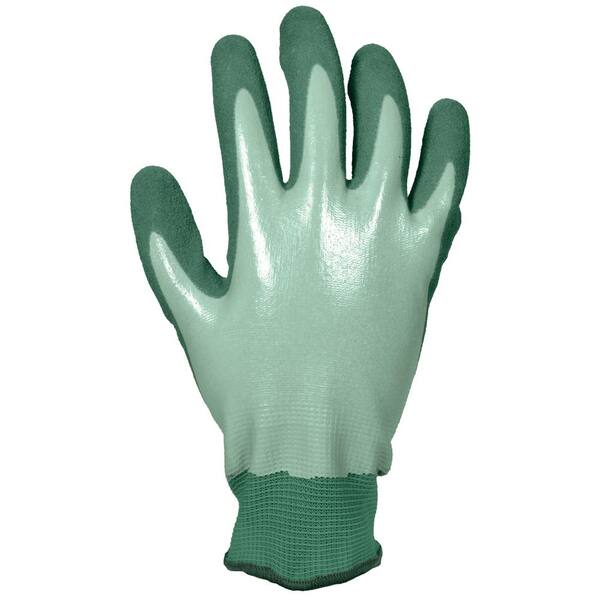 Digz Women's Medium Water Resistant Sandy Nitrile Dip Glove (2-Pair)