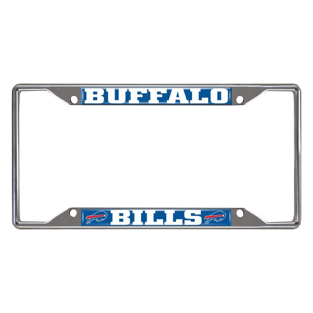FANMATS NFL - Buffalo Bills Chromed Stainless Steel License Plate