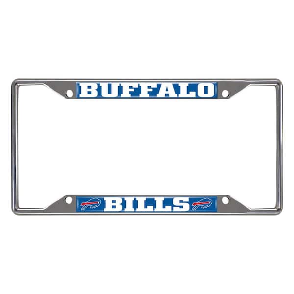 FANMATS NFL - Buffalo Bills Chromed Stainless Steel License Plate Frame