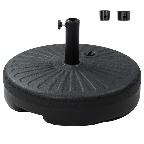 KOZYARD 99 lbs. Outdoor Large Umbrella Base Patio Umbrella Base in Black Color