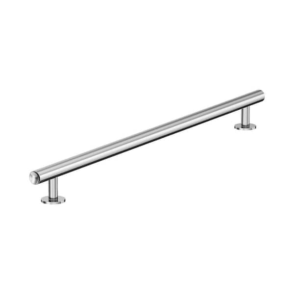 Amerock Radius 18 in. (457mm) Modern Polished Chrome Bar Appliance Pull