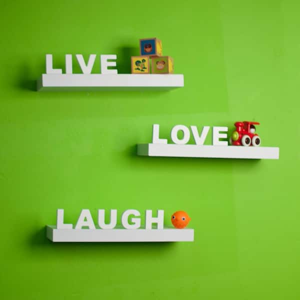 Live, Laugh, Love Over-The-Sink Shelf