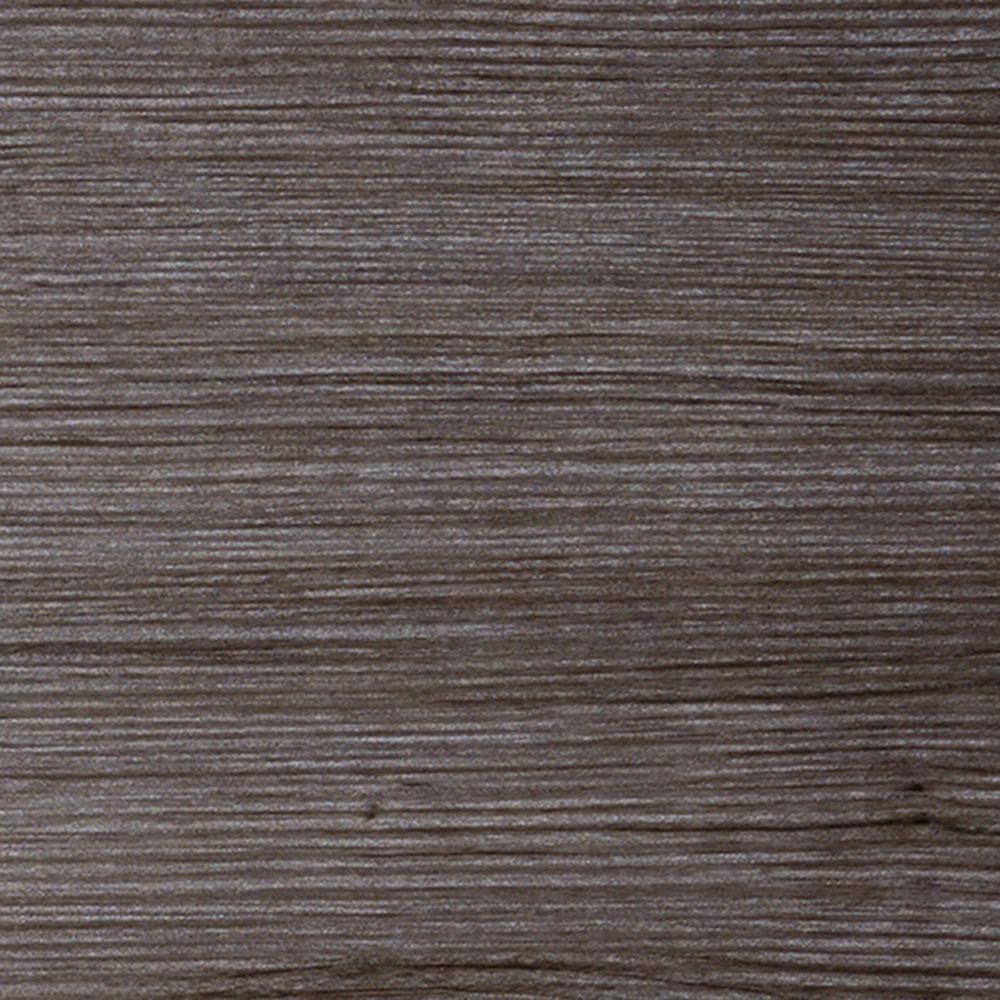Gray Oak Prehung Double French Door with Frosted Glass Panels