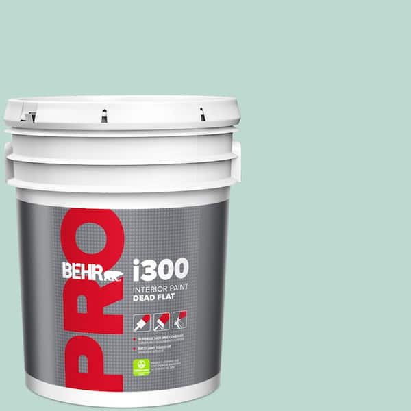 BEHR PRO 5 gal. #M440-2 Serene Breeze Dead Flat Interior Paint