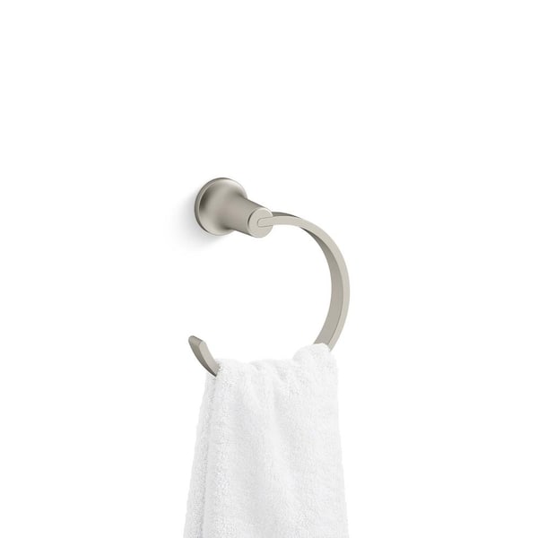 Setra Towel Ring in Vibrant Brushed Nickel