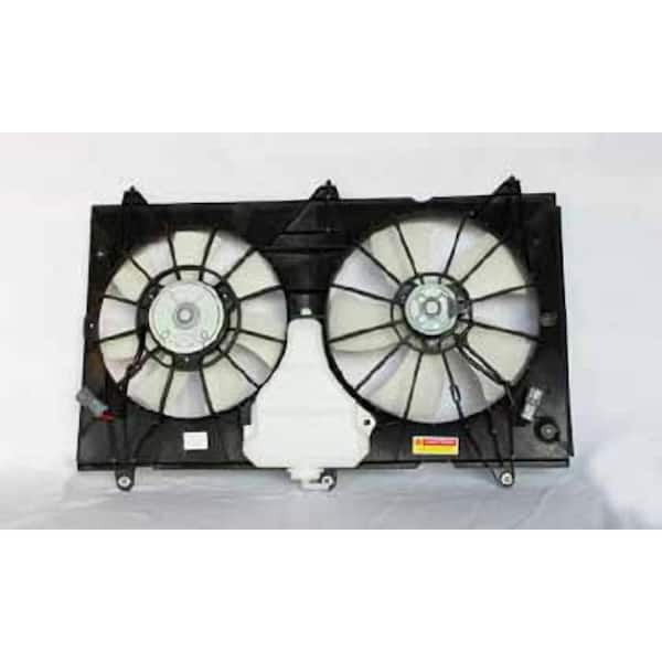 TYC Dual Radiator and Condenser Fan Assembly 2003-2007 Honda Accord 2.4L