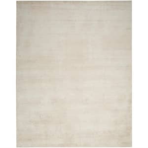 Serenity Home Ivory 5 ft. x 7 ft. Abstract Contemporary Area Rug