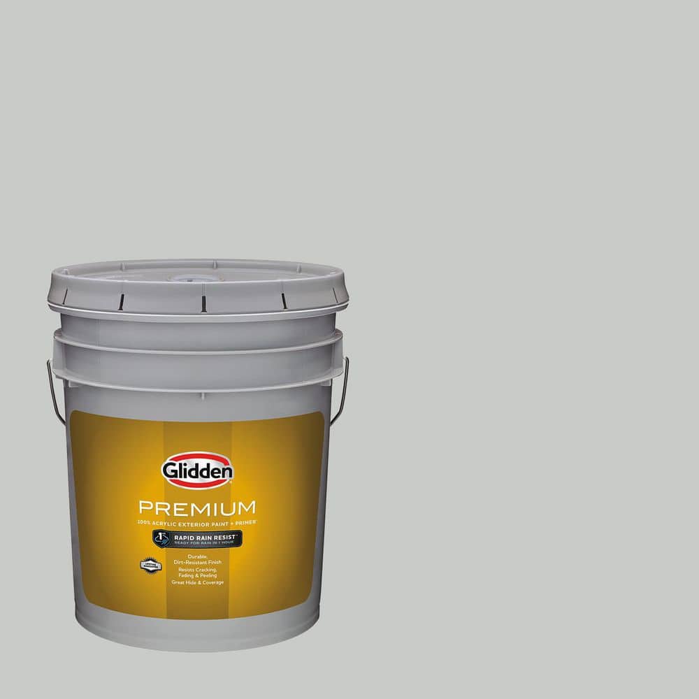 Glidden Premium 5 gal. PPG0994-2 Pittsburgh Gray Semi-Gloss