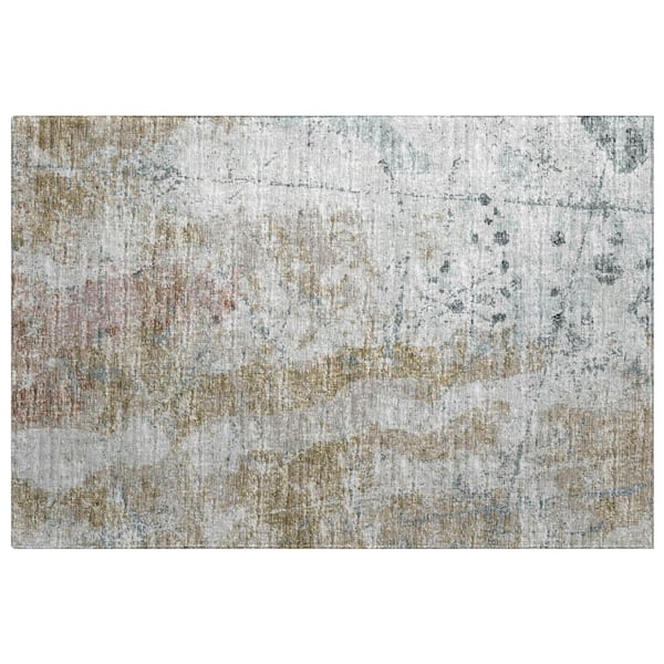 Dream Shag Premium Machine Washable Abstract ADS68 Multi 2 ft. x 3 ft. Accent Rug