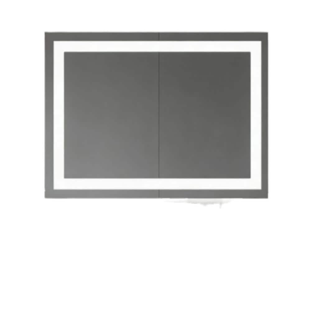 24 Inches x36 Inches  Anti-Fog LED Bathroom MirrorDual Light SourceThree Lighting Modes price history on PriceWatchPro