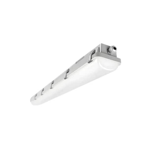 LED Tri-Proof Light , Adj Watt 20W/30W/40W/50W , 6500 Lumens , Adj CCT 3500K/4000K/5000K , 4ft. , IP65 , 120-347Vac