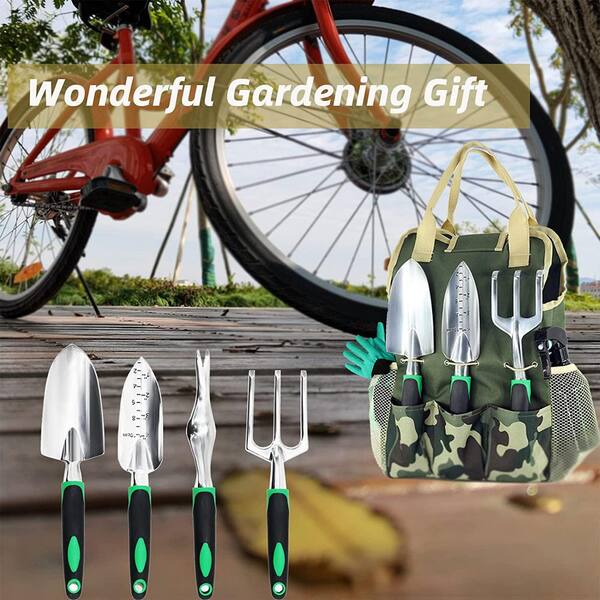 11-Piece Garden Tool Kit with Outdoor Hand Tools, Garden Tool Set  B089Q6SKCP - The Home Depot