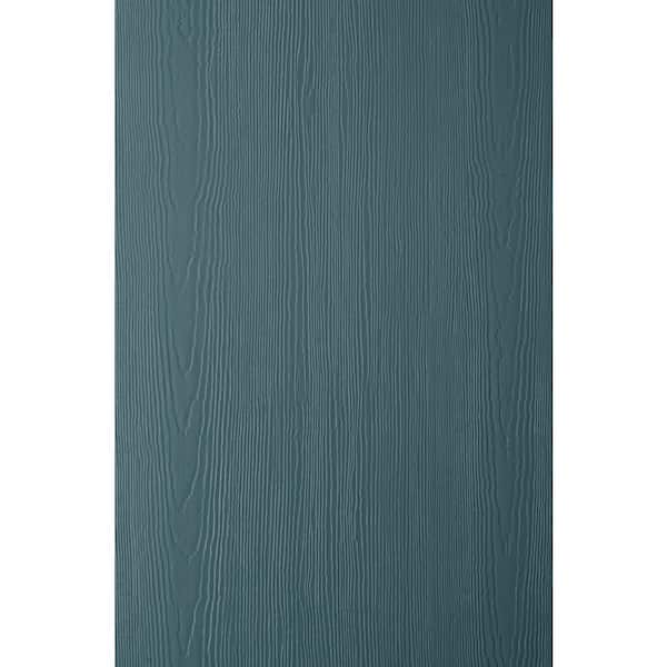 James Hardie Hardie Panel HZ5 48 in. x 120 in. Statement Collection Evening Blue Cedarmill Fiber Cement Panel Siding