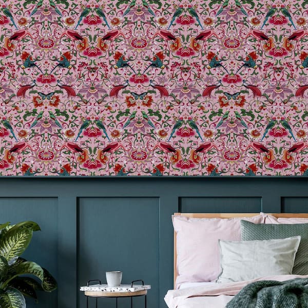 Transform Splendid Pink Peel & Stick Wallpaper