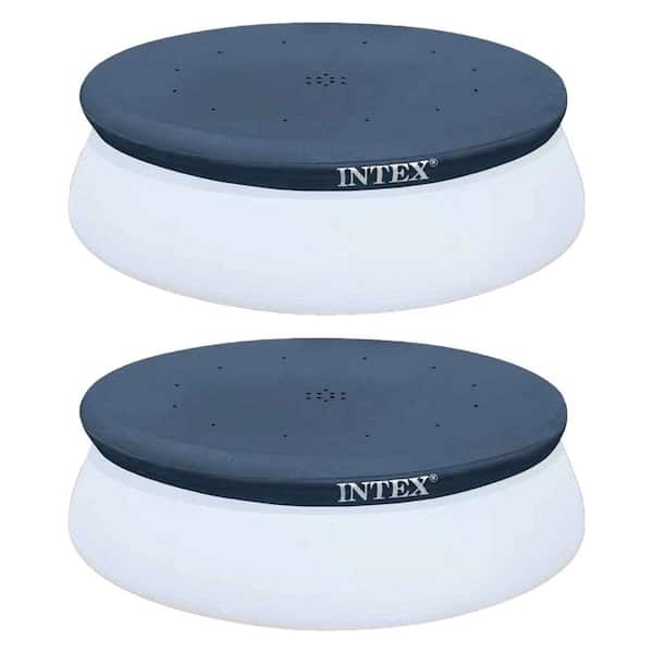 Intex Easy Set 10 ft. Round Above Ground Swimming Pool Leaf Debris Cover (2-Pack)