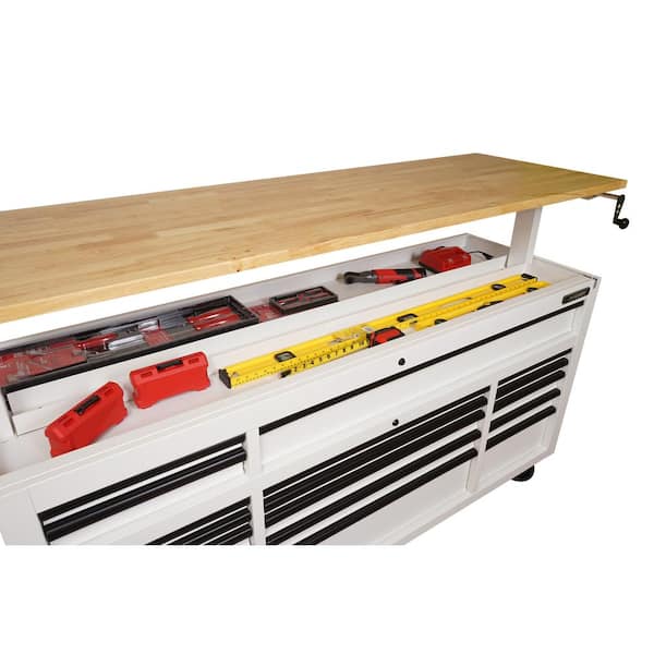 Husky Modular Tool Storage 72 in. W Standard Duty Red Mobile