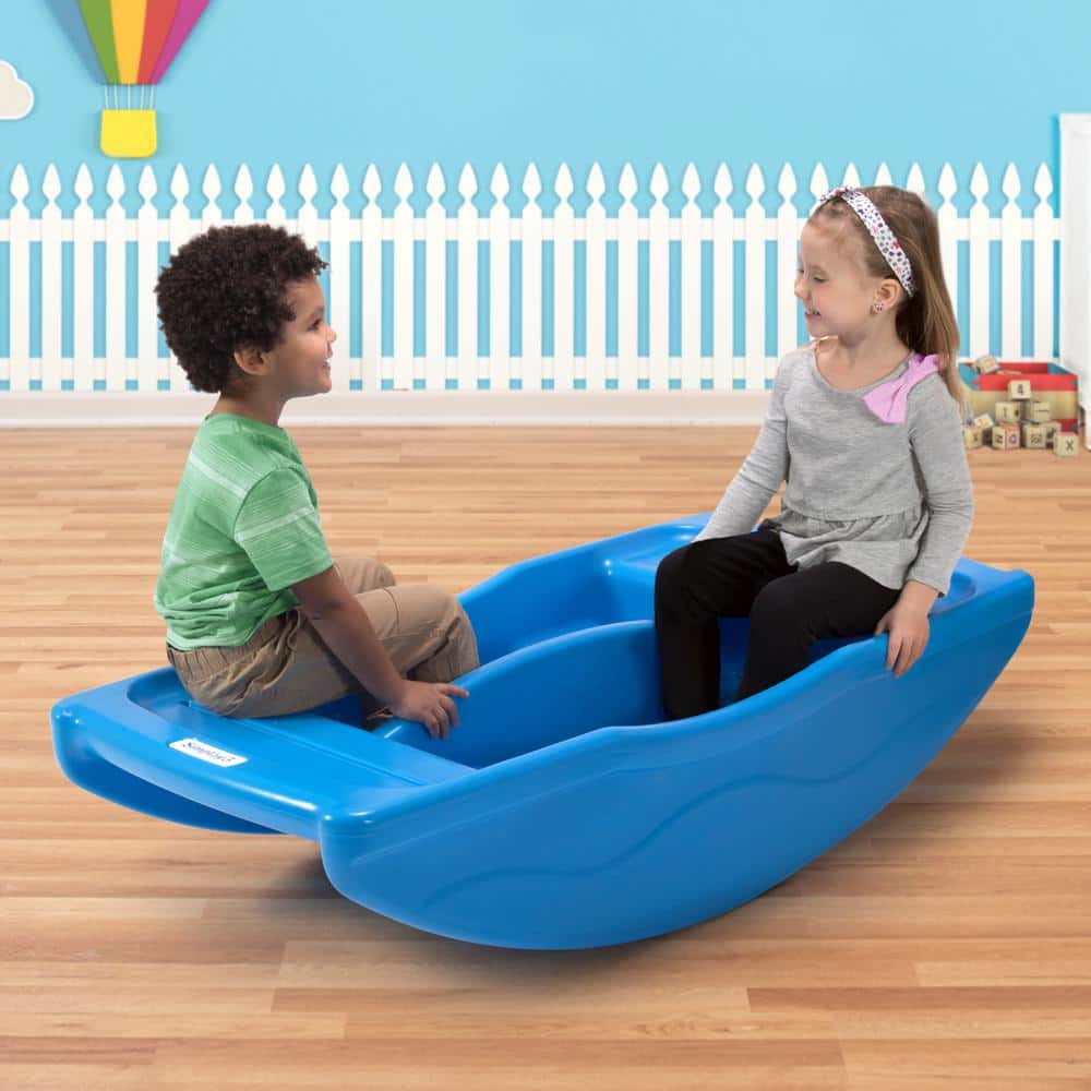 Simplay3 Blue Two-Sided Rocking and Climbing Bridge