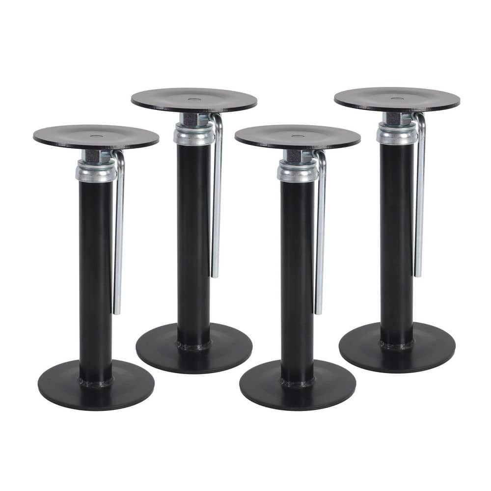 4 Pack Black Alloy Steel Maximum Length 16 in. Jack Posts for Leveling and Stabilizing Stairs Porche Decks Crawl Space price history on PriceWatchPro