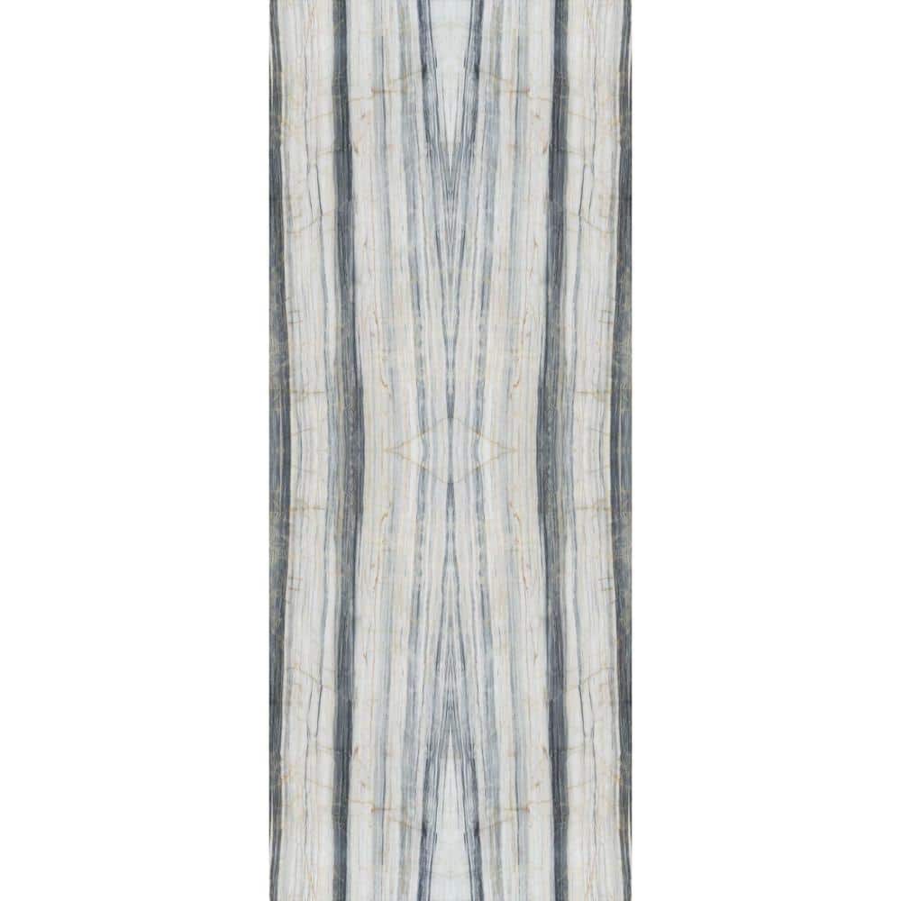 Gray and Blue Spanish Marble Peel and Stick Wall Mural