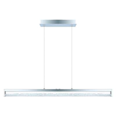 Cardito 1 39.37 in. W x 72 in. H Integrated LED Chrome Linear Pendant Light
