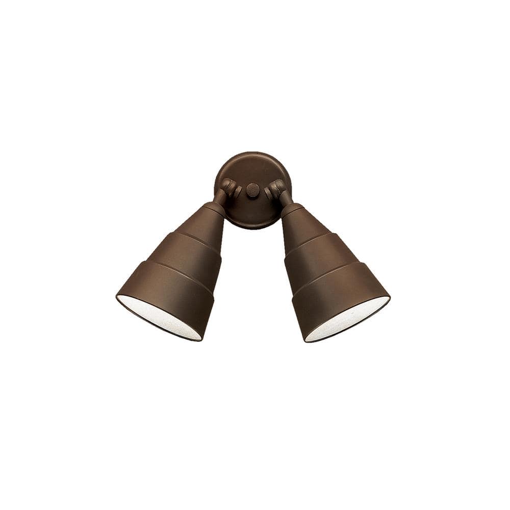 Architectural Bronze Dual Cone Wall Sconce