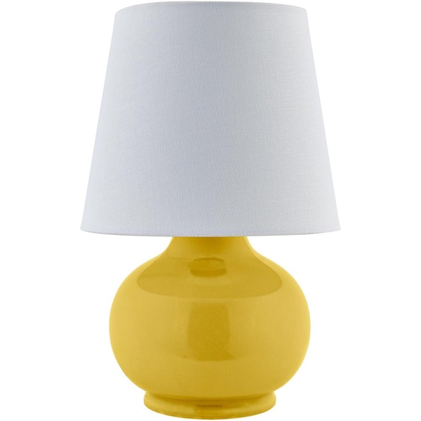 Livabliss Stella Diminuta STD-016 13"H x 8"W x 8"D Accent Table Lamp ,Yellow