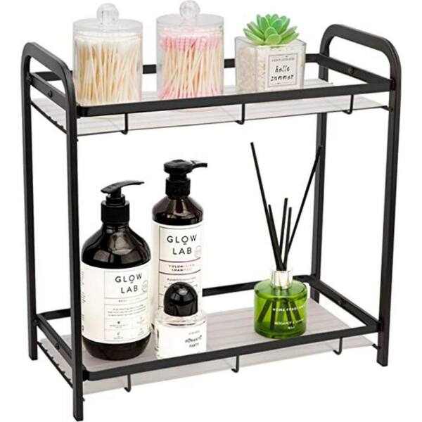 Dyiom 2 Tier Bathroom Counter Organizer, Premium Bathroom Sink ...