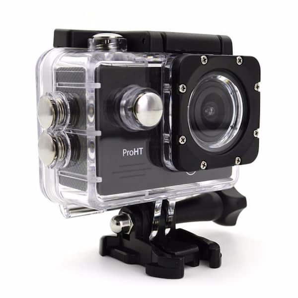 Mostrarte Subrayar Desmañado ProHT 1080p HD Waterproof Action Camera in Black 86302 - The Home Depot