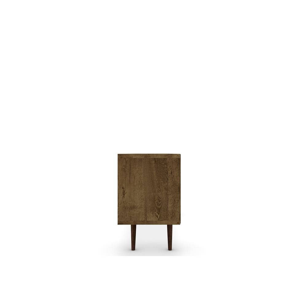 Liberty Rustic Brown Mid-Century Modern TV Stand with Storage