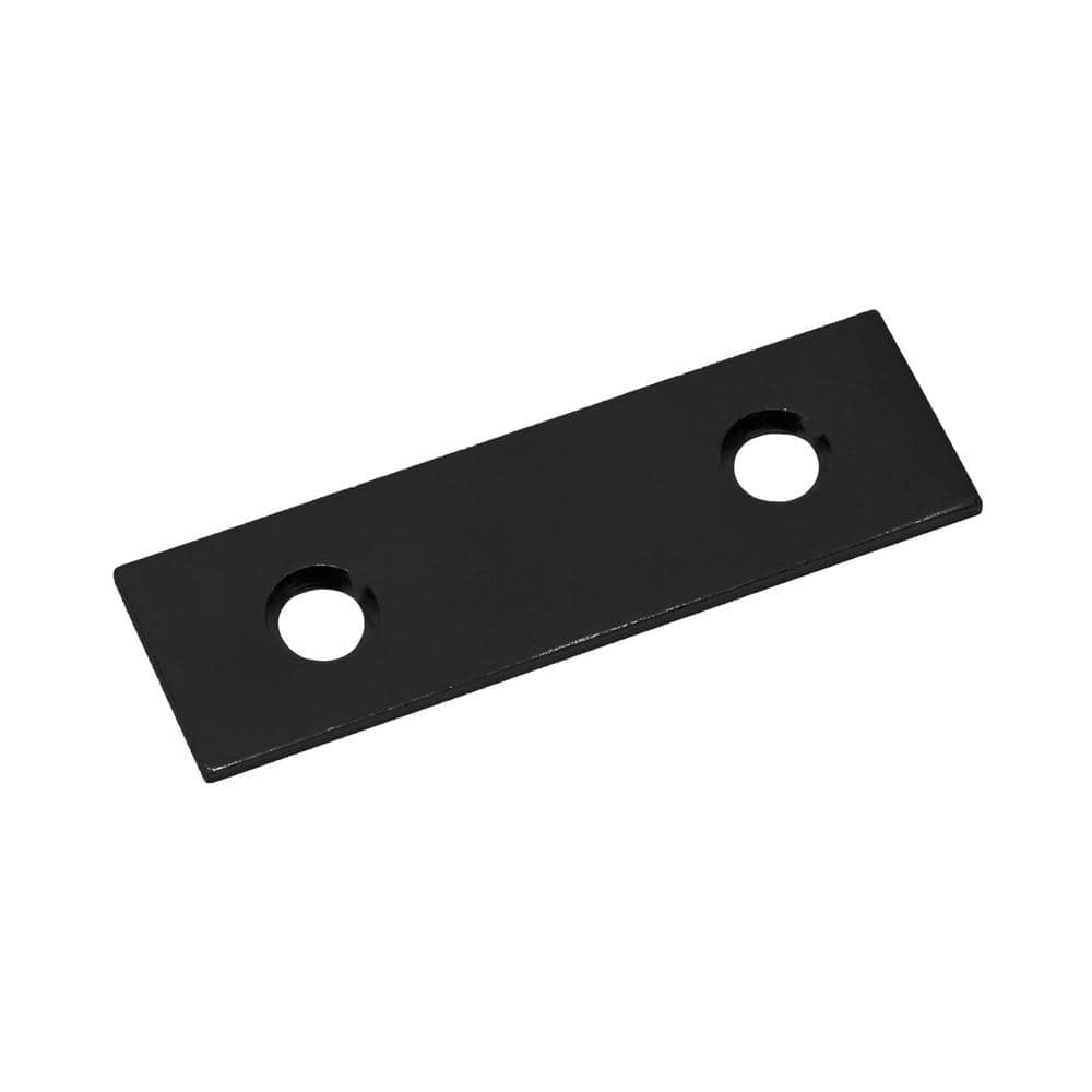 (4-Pack) 2 in. Black Mending Plate