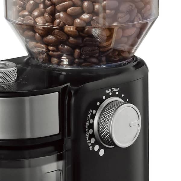 Brentwood 8 oz Automatic Burr Coffee Bean Grinder Mill, Black