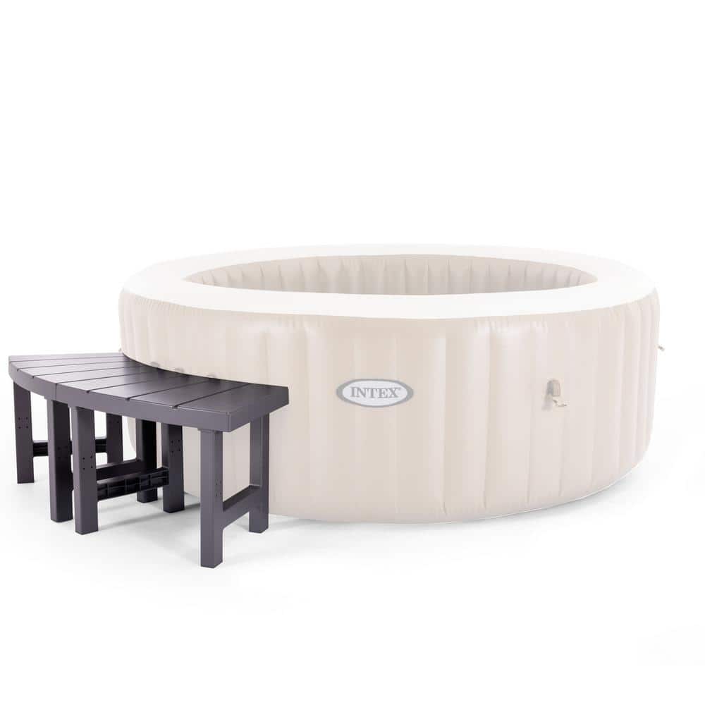 Gray Plastic Medium Spa Accessory Benches Set