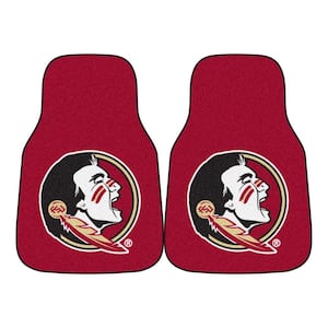 Florida State University 18 in. x 27 in. 2-Piece Carpeted Car Mat Set