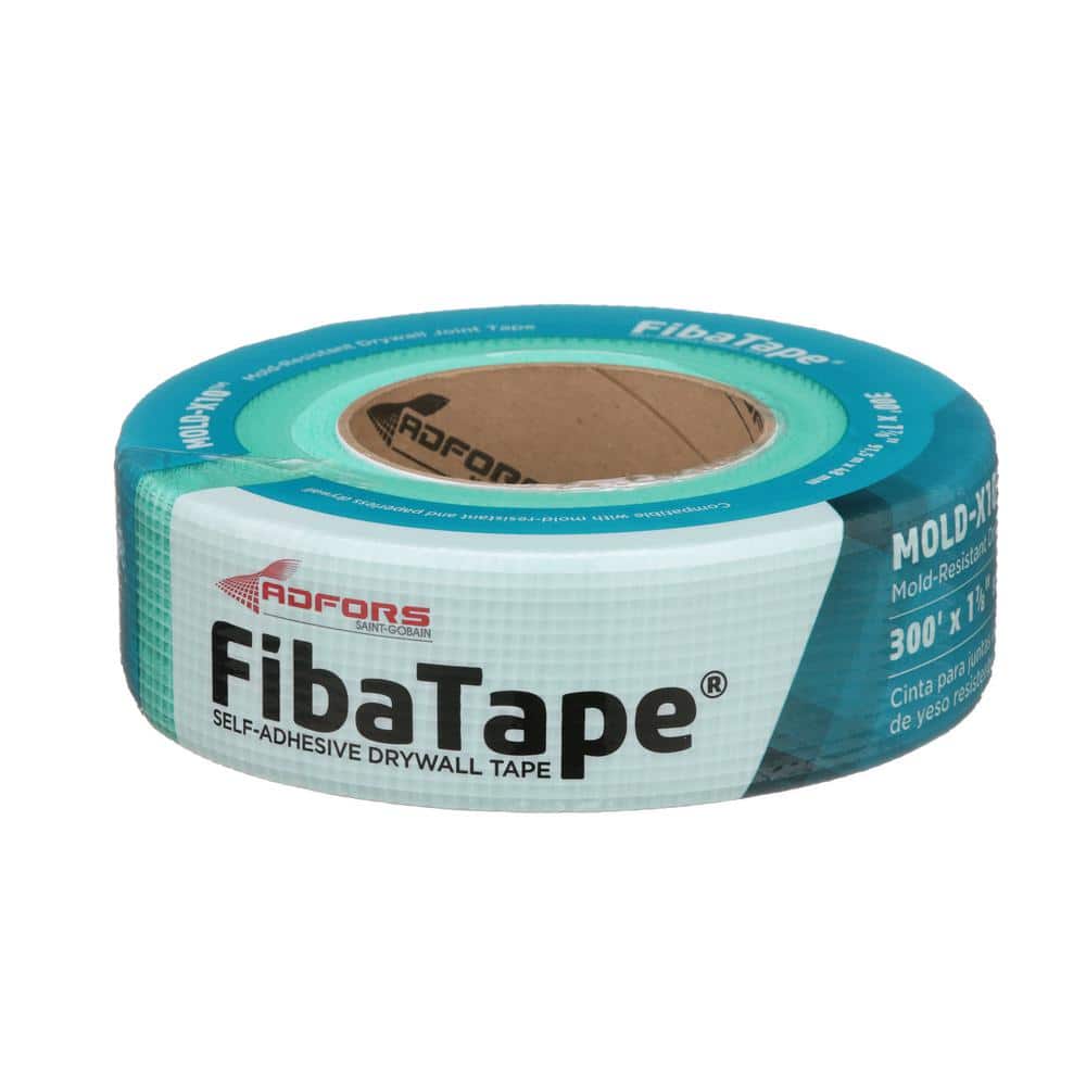 Saint-Gobain ADFORS FibaTape Mold-X10 1-7/8 in. x 300 ft. Self-Adhesive  Mesh Drywall Joint Tape FDW8664-U - The Home Depot