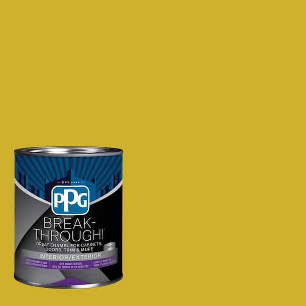 1 qt. PPG1215-6 Grass Daisy Semi-Gloss Door, Trim & Cabinet Paint