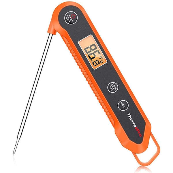 TP03H Digital Instant Read Waterproof Meat and Candy Thermometer for Grilling and Kitchen with Calibration and Backlight