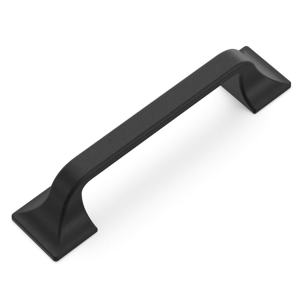 Black Iron Modern Farmhouse Cabinet Drawer Pulls, 3-3/4"