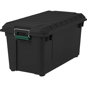 21 gal. Remington WeatherPro Store-It-All Storage Bin, Black