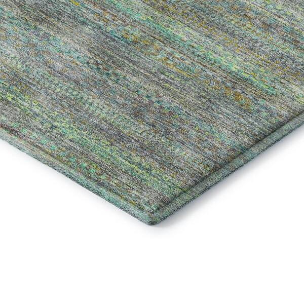 Mayfield Premium Machine Washable Abstract AMF2148 Pewter 10 ft. x 14 ft. Area Rug